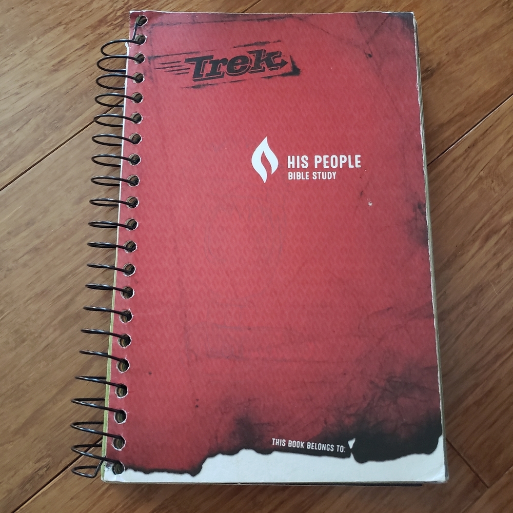 Trek 'His People' Red Spiral Notebook
